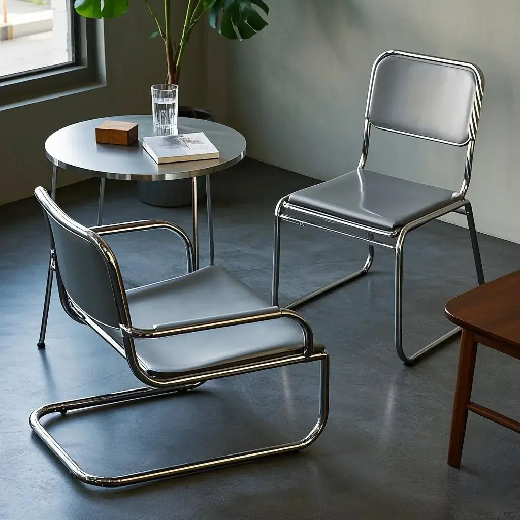 Зошто цевките од не'рѓосувачки челик мебел ги менуваат игрите во модерните ентериери?